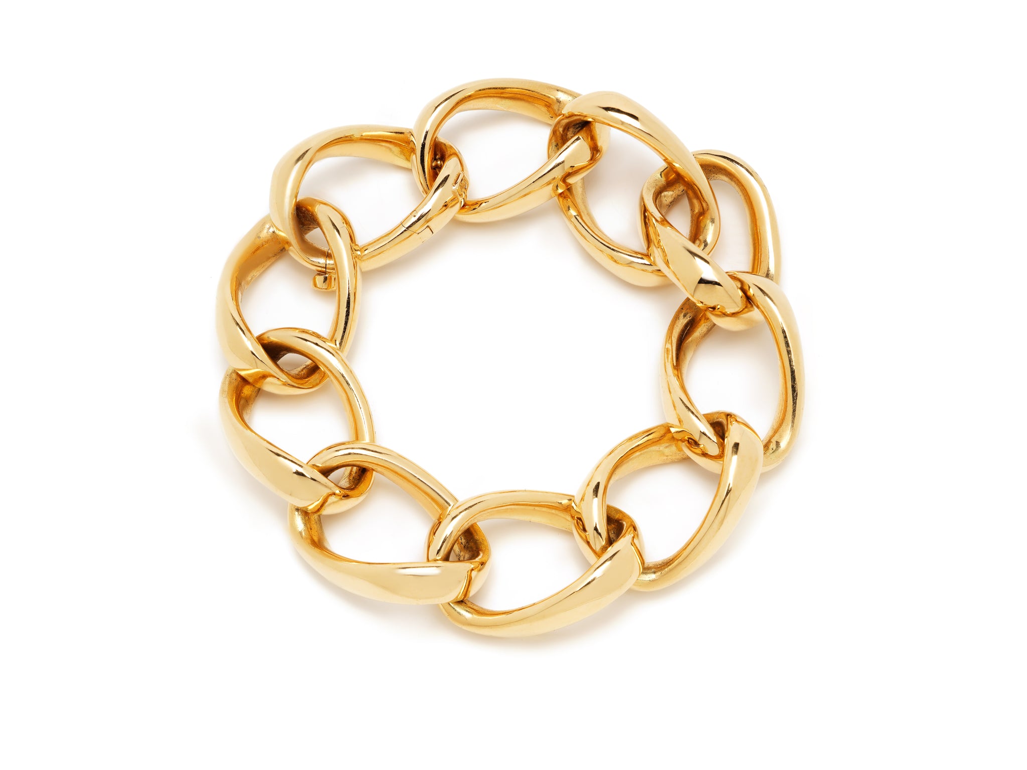 18 krt yellow gold bracelet with fantasy link